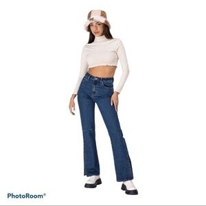 ADIKA Rocket Side Slits Jeans flare